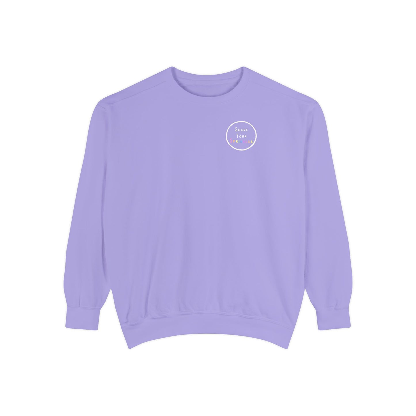 Share Your Sprinkles Circle Logo Crewneck